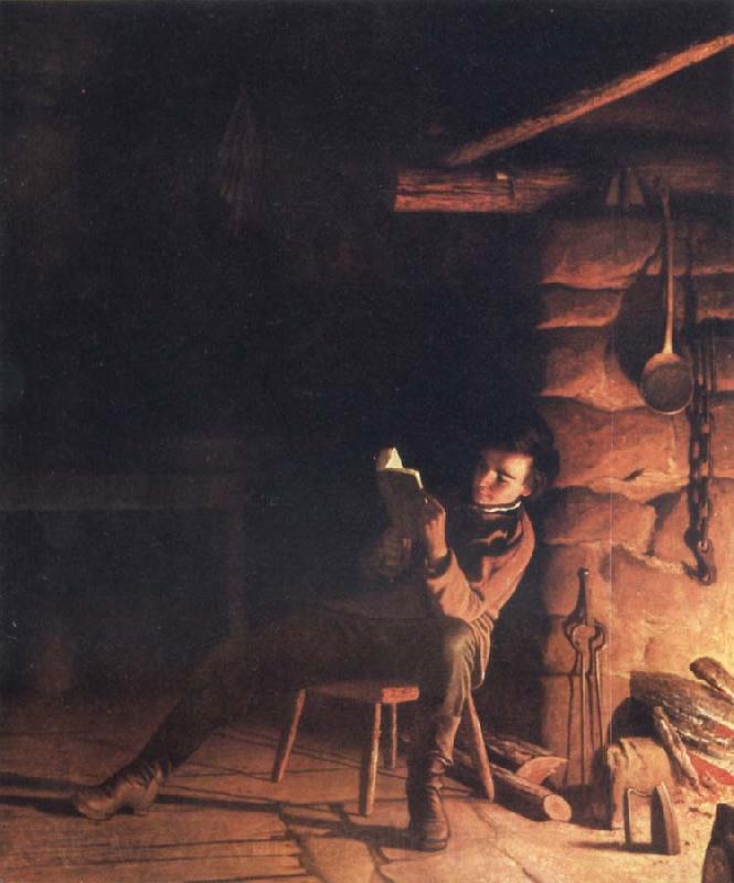 Eastman Johnson The Boy Lincoln Norge oil painting art
